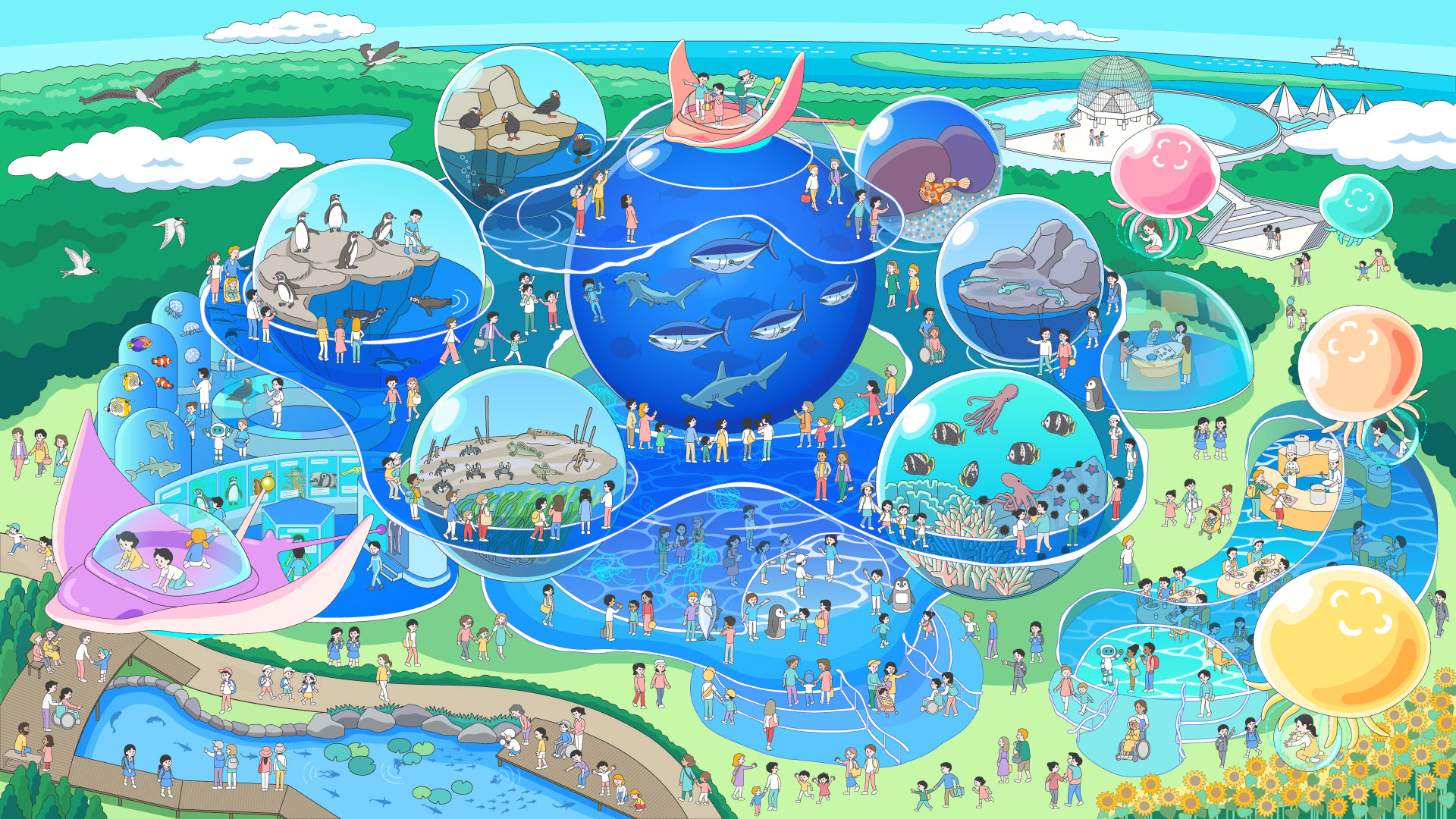 公園の子供たち 水彩画 額装済み 公園の子供たち 水彩画 額装済み